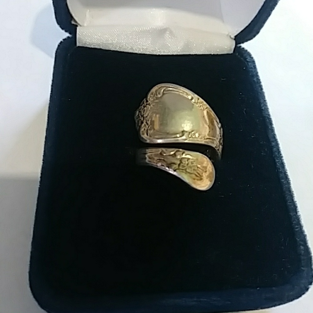 A.Rogers Oneida Silver Spoon Ring
